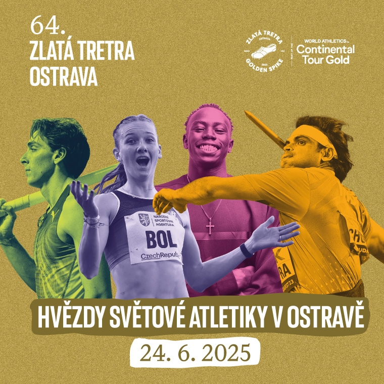 Zlatá tretra Ostrava 2025 - World Athletics Continental Tour Gold