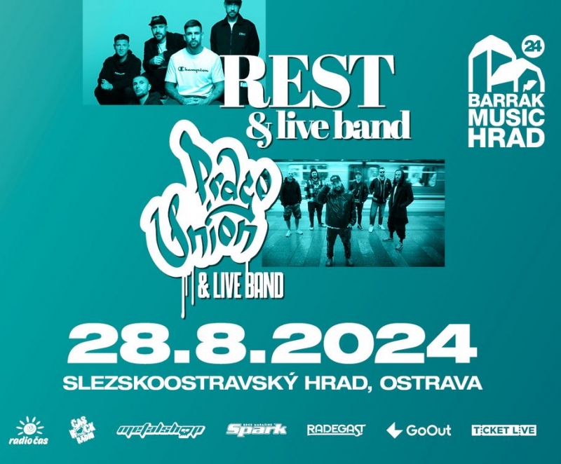 Barrák Music Hrad 2024 - PSH, Rest & Live Band, Prago Union & Live Band