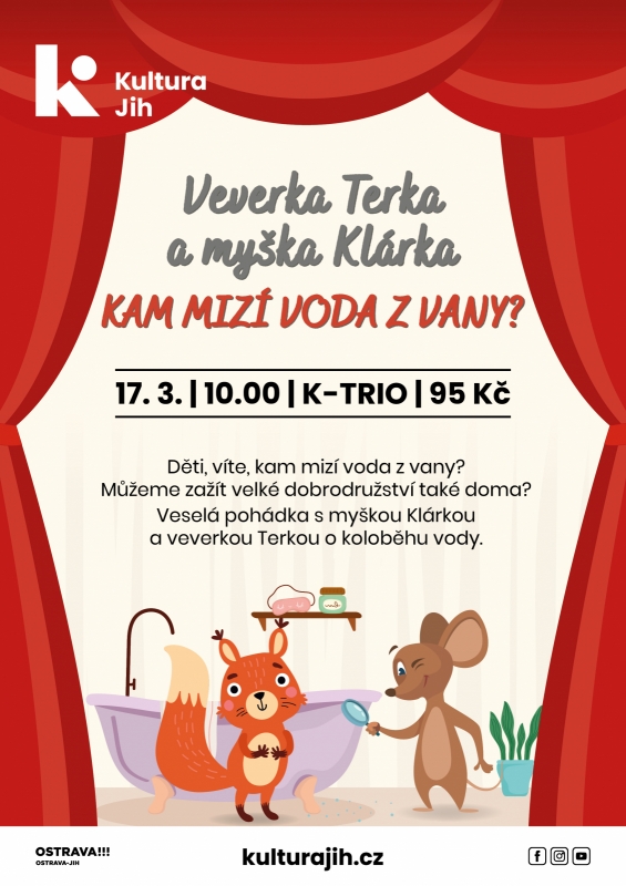 Veverka Terka a myška Klárka - Kam mizí voda z vany