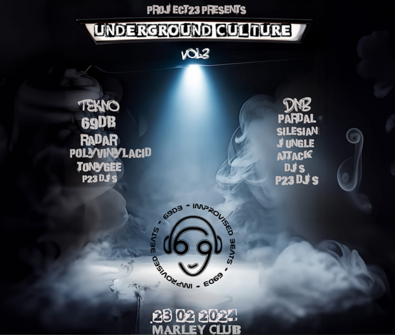 Underground Culture w/69db (Spiral Tribe)