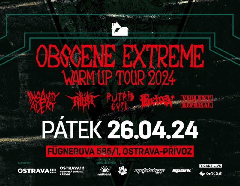 Obscene Extreme Warm Up Tour 2024