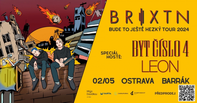 Brixtn - Bude to ještě hezký tour 2024