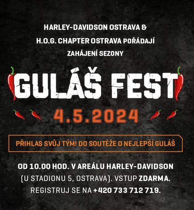 Guláš Fest Harley-Davidson Ostrava 2024