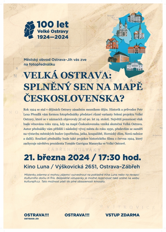 Velká Ostrava - splněný sen na mapě Československa