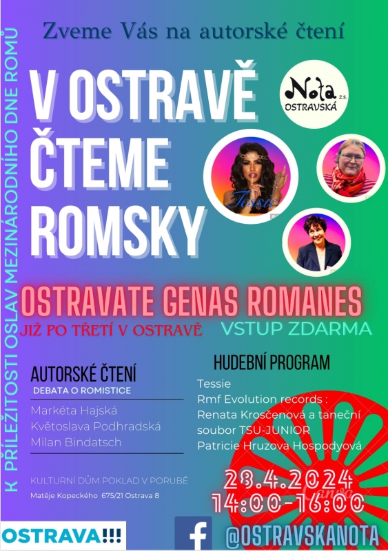V Ostravě čteme romsky / Ostravate genas romanes