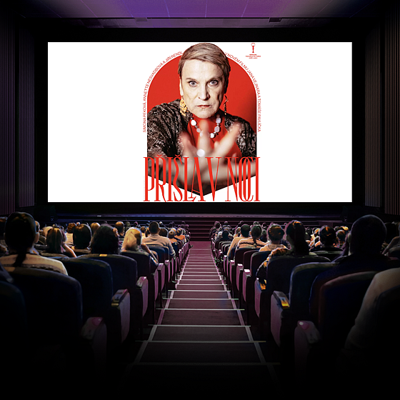 Přišla v noci (s filmovou delegací)