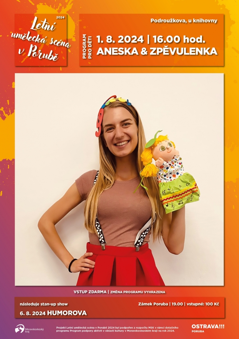 Letní umělecká scéna: Aneska a Zpěvulenka