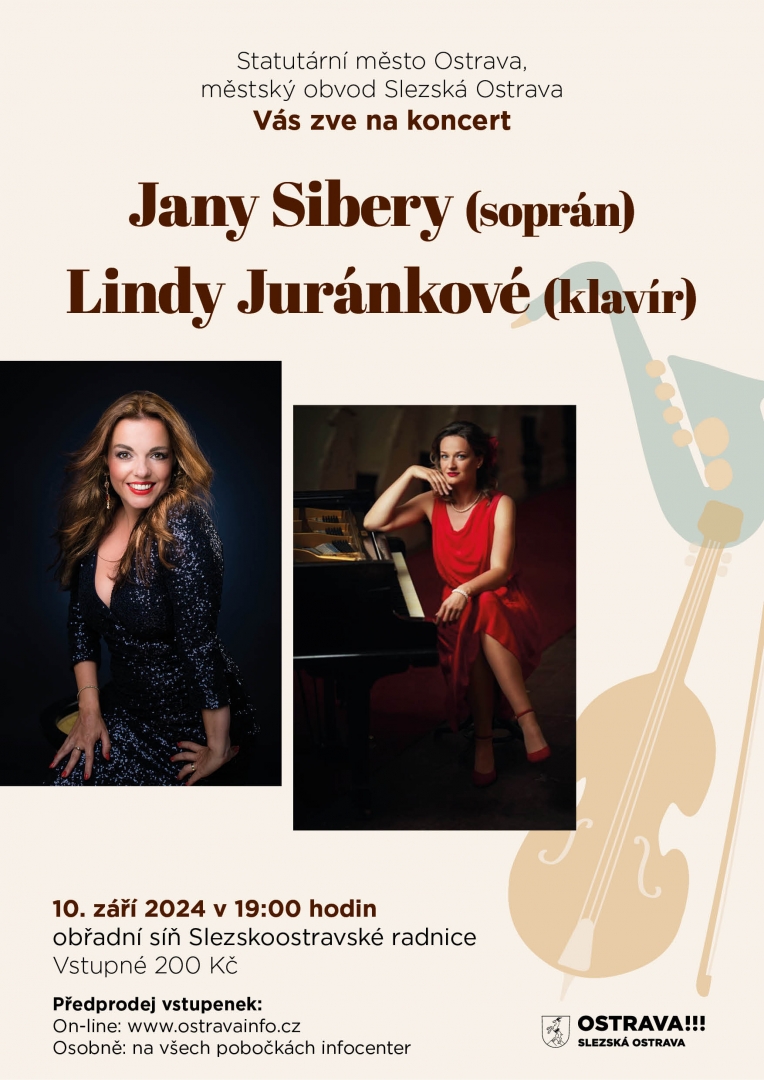 Koncert Jany Sibery a Lindy Juránkové