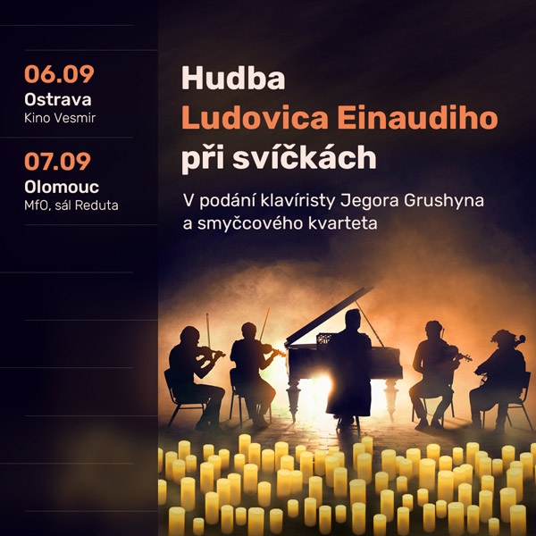 Hudba Ludovica Einaudiho při svíčkách
