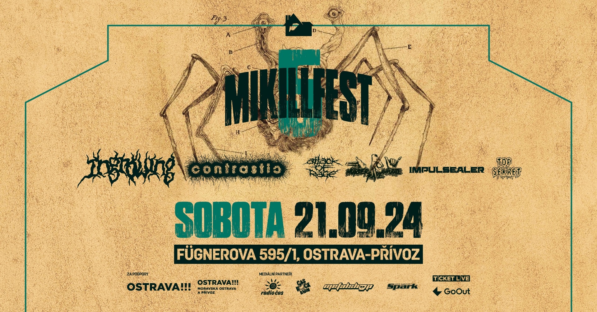 Mikill Fest vol. 5 - Ingrowing | Contrastic | Attacks of Rage | Murder Rape Amputate | Impulsealer | Top Sekret