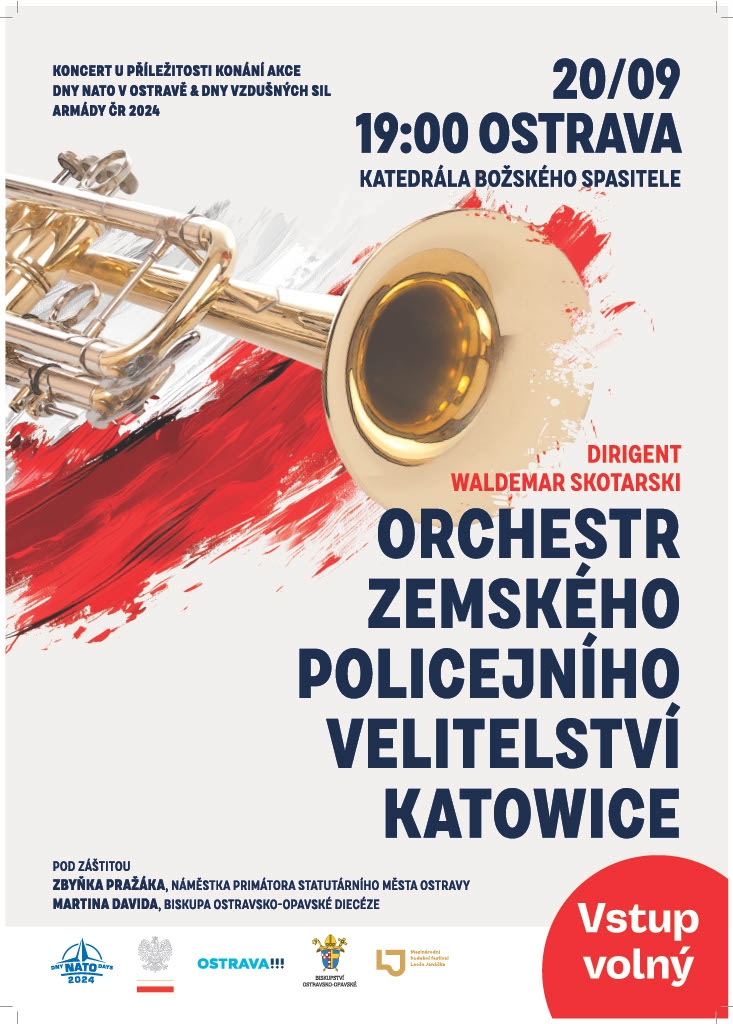 Koncert orchestru Zemského policejního velitelství Katowice