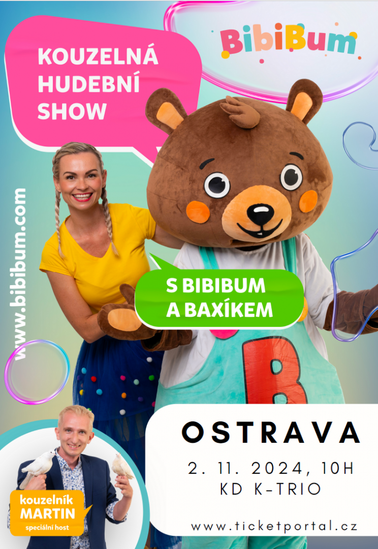 Kouzelná hudební show s Bibibum a Baxíkem