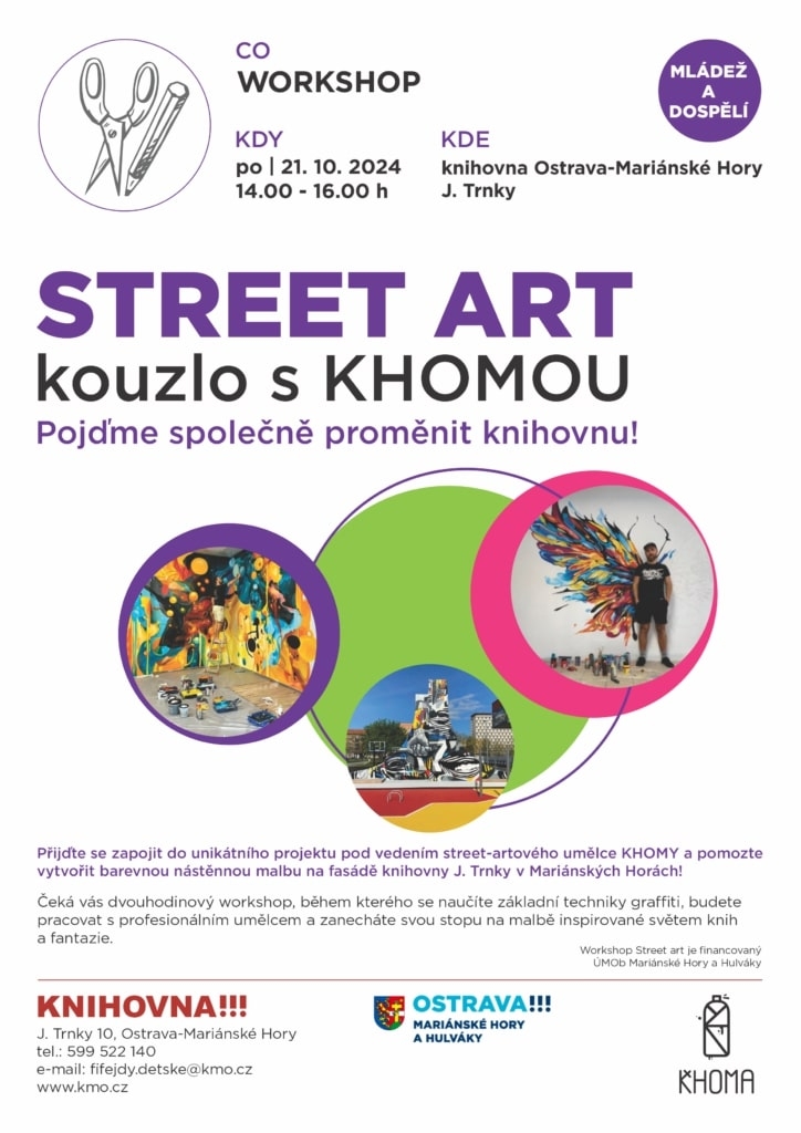 Street art kouzlo s KHOMOU | workshop