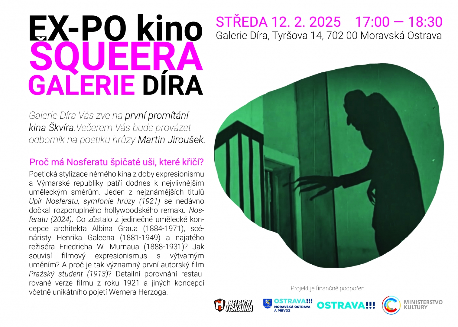 Kino Šqueera - Proč má Nosferatu špičaté uši, které křičí?