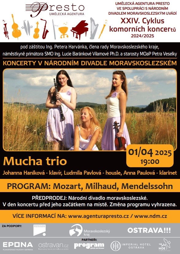 Cyklus komorních koncertů - Mucha Trio