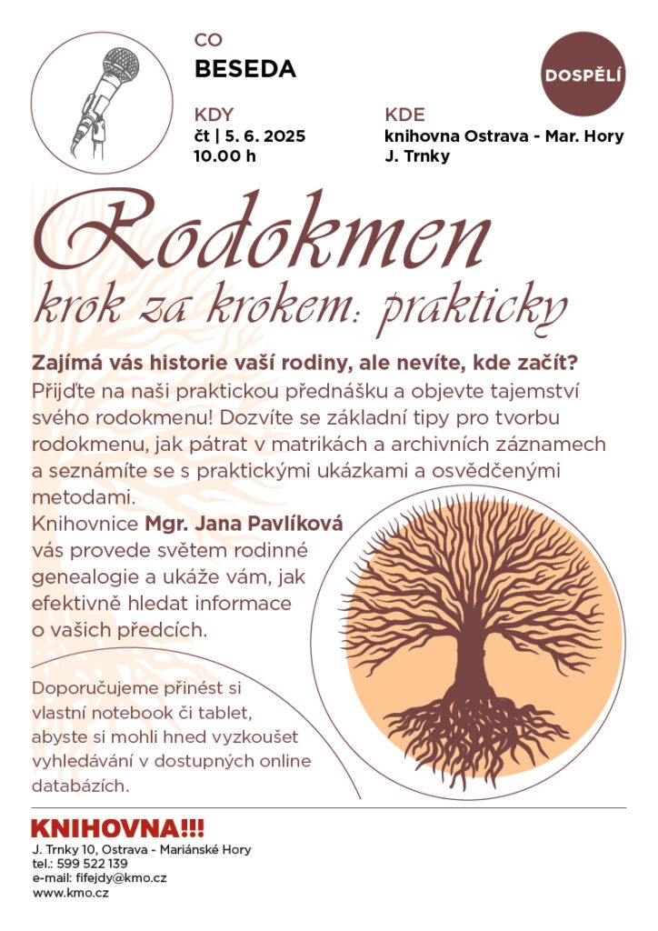 Rodokmen krok za krokem: prakticky