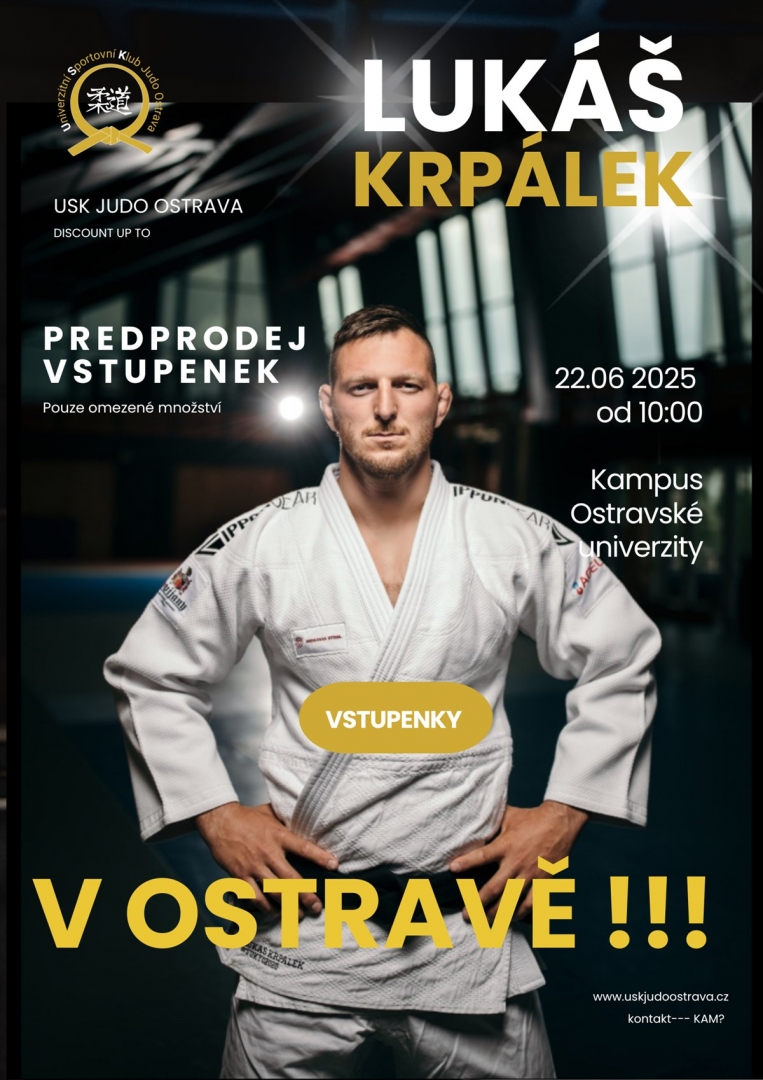 Lukáš Krpálek v Ostravě