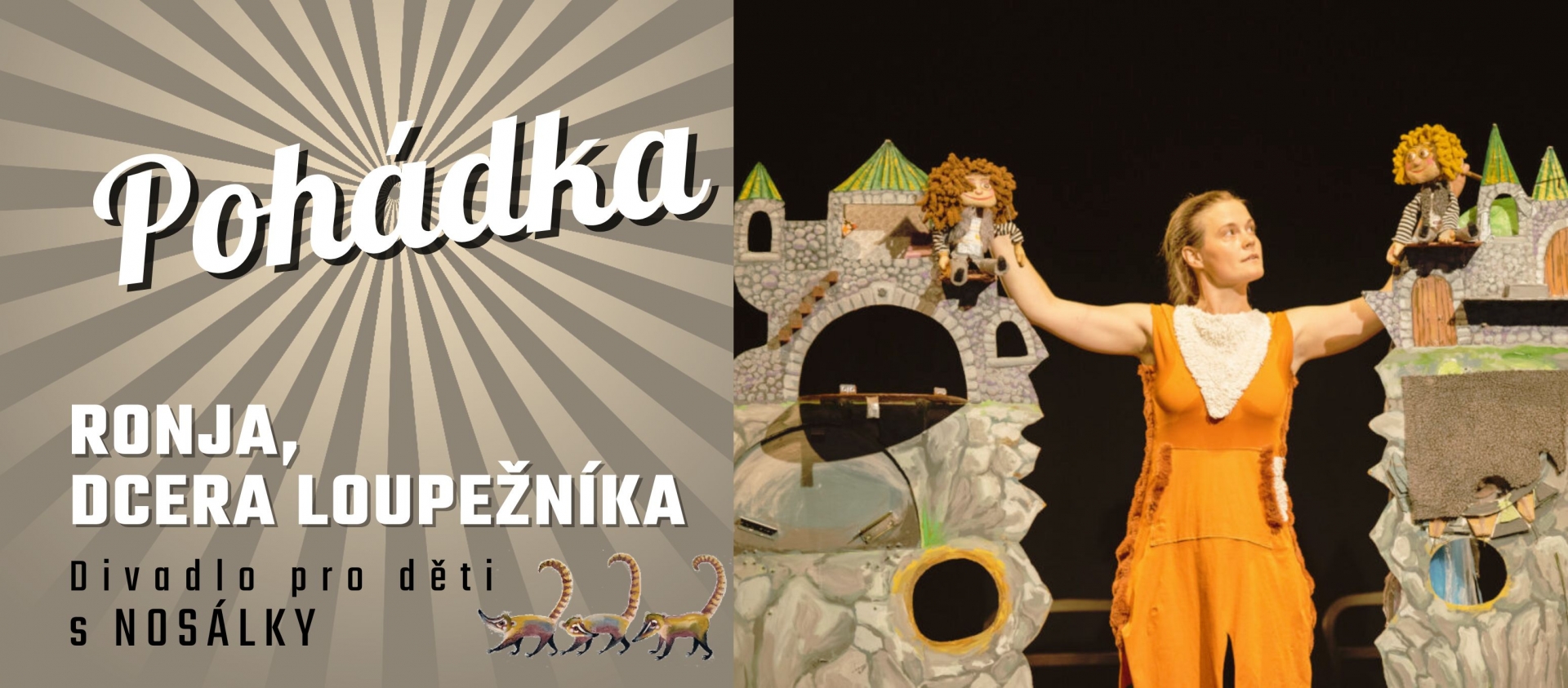 Divadlo pro děti - Ronja, dcera loupežníka