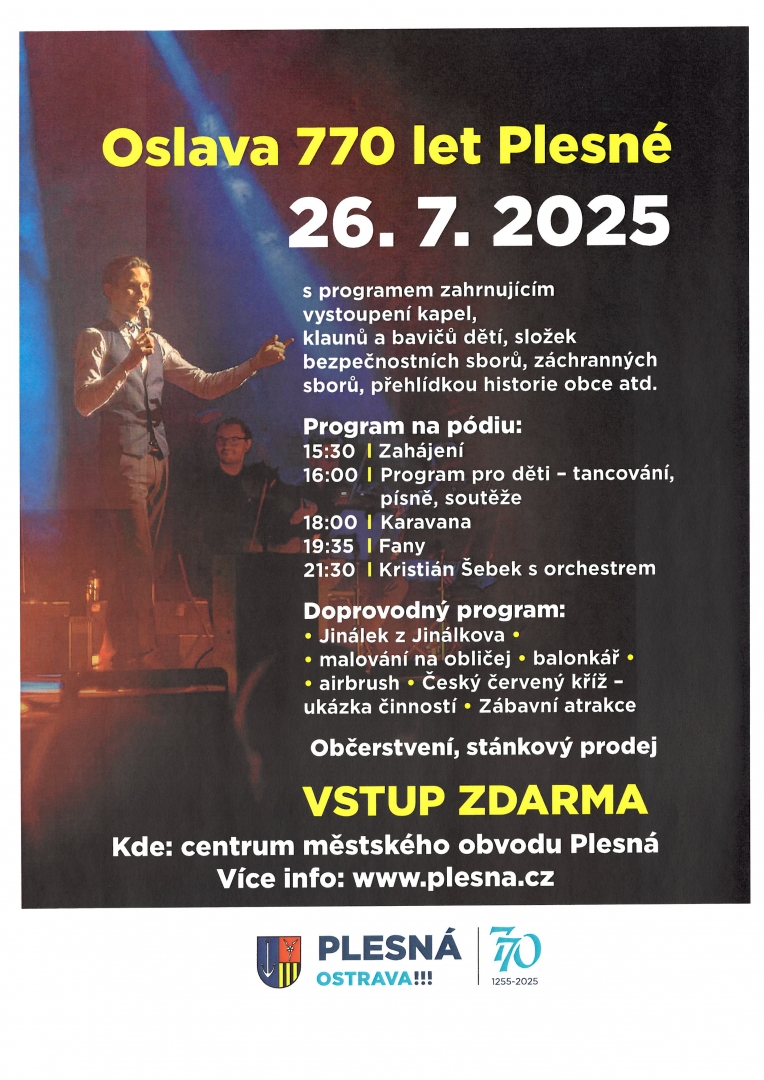 Oslava 770 let Plesné