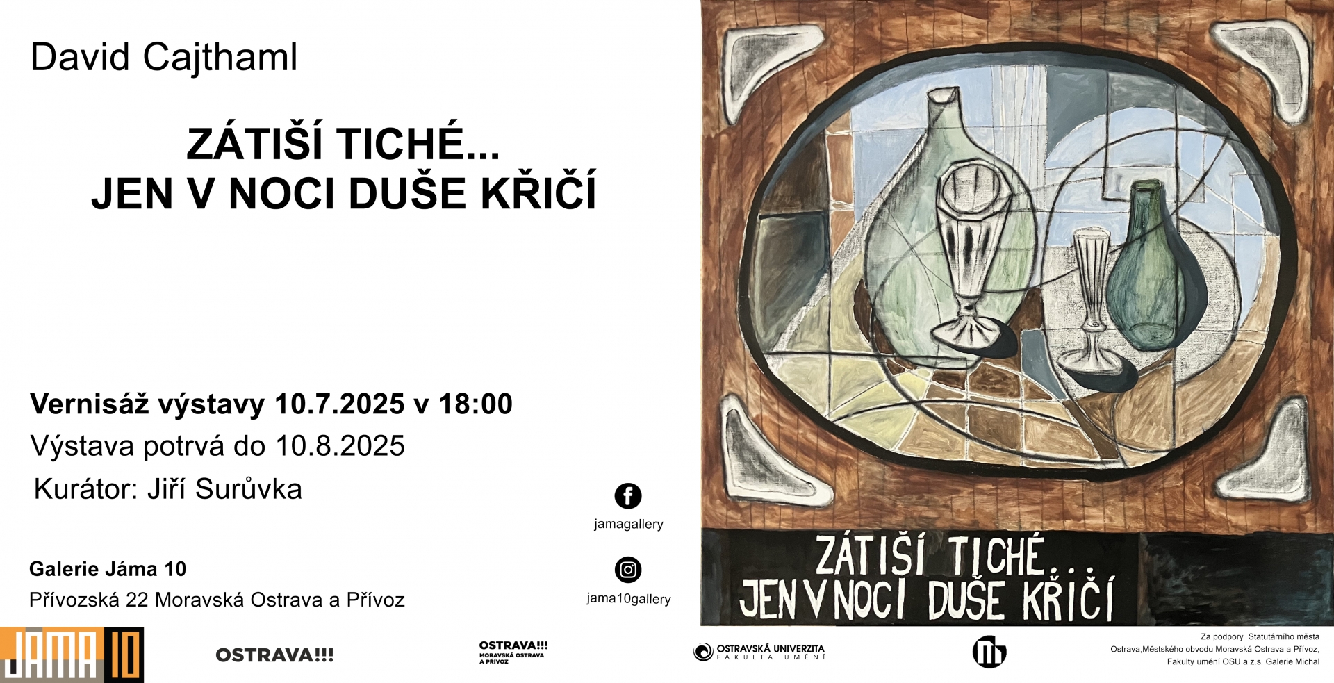 David Cajthaml - Zátiší tiché... Jen v noci duše křičí