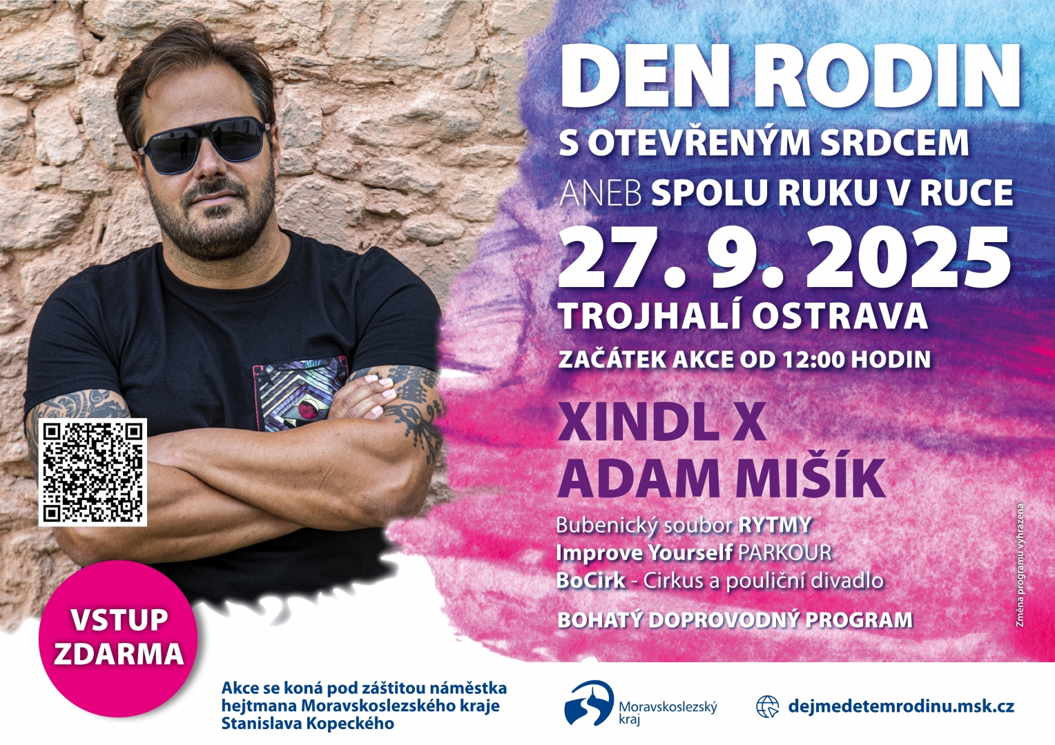 Den rodin s otevřeným srdcem