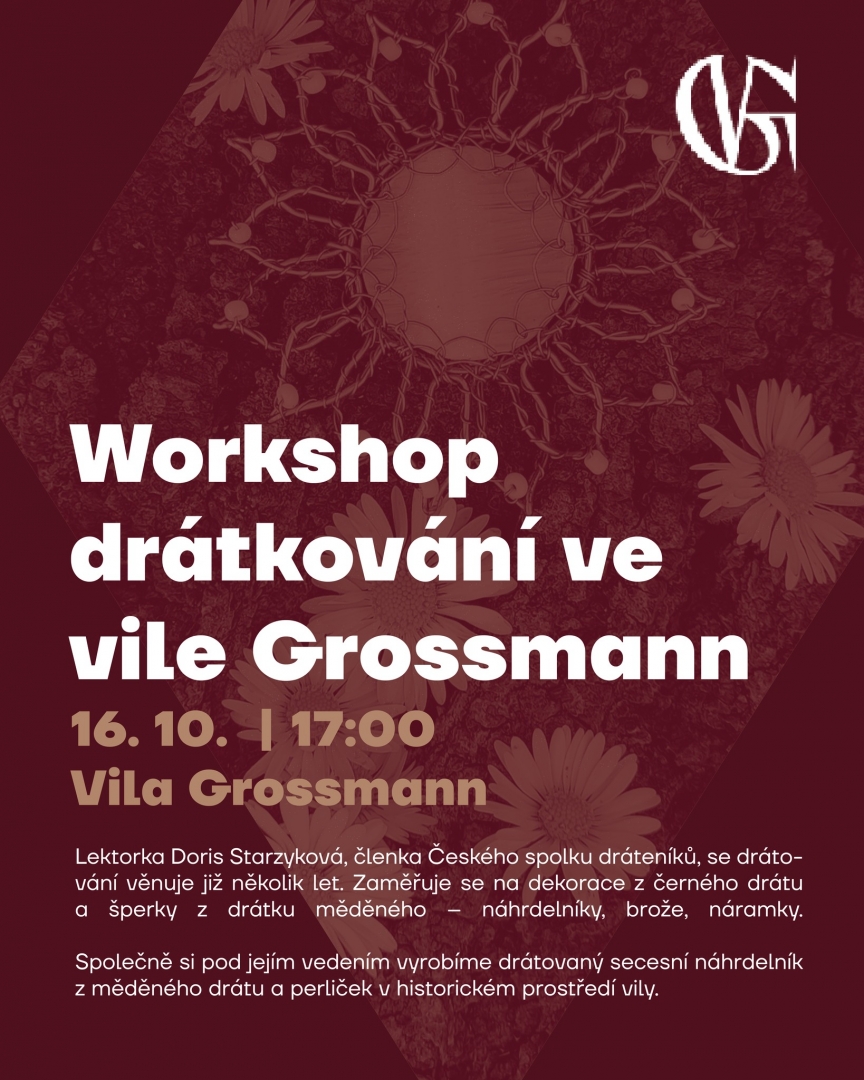 Workshop - výroba drátovaného secesního šperku