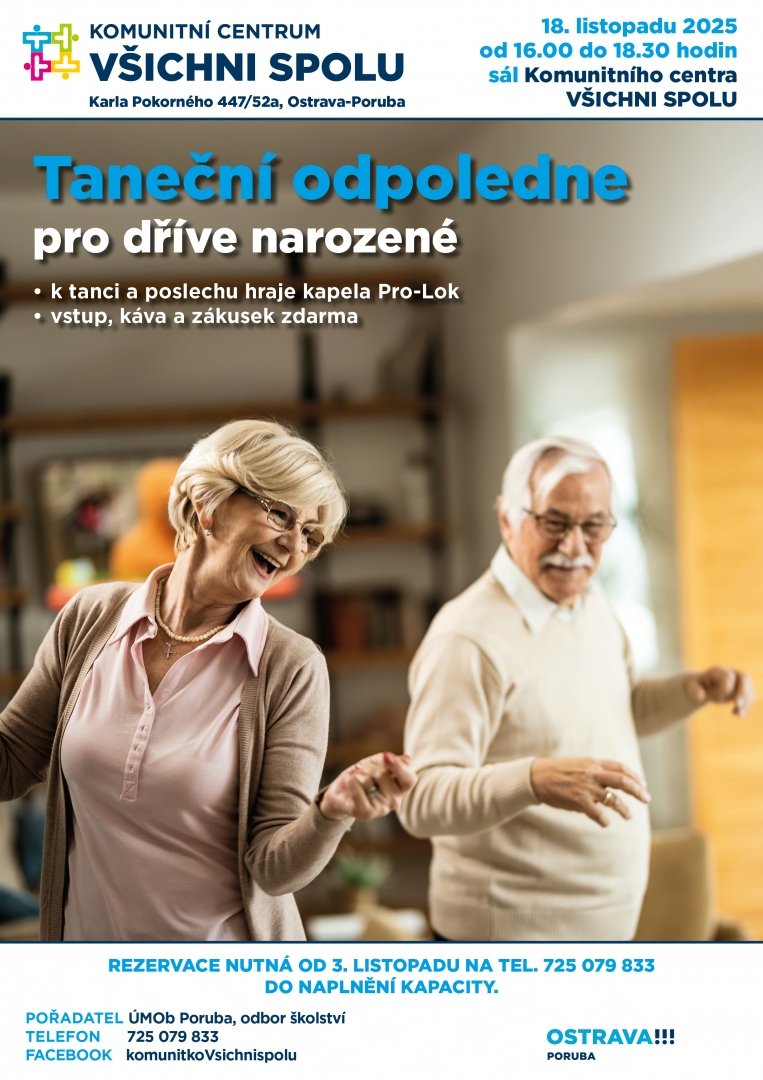 Taneční odpoledne pro dříve narozené