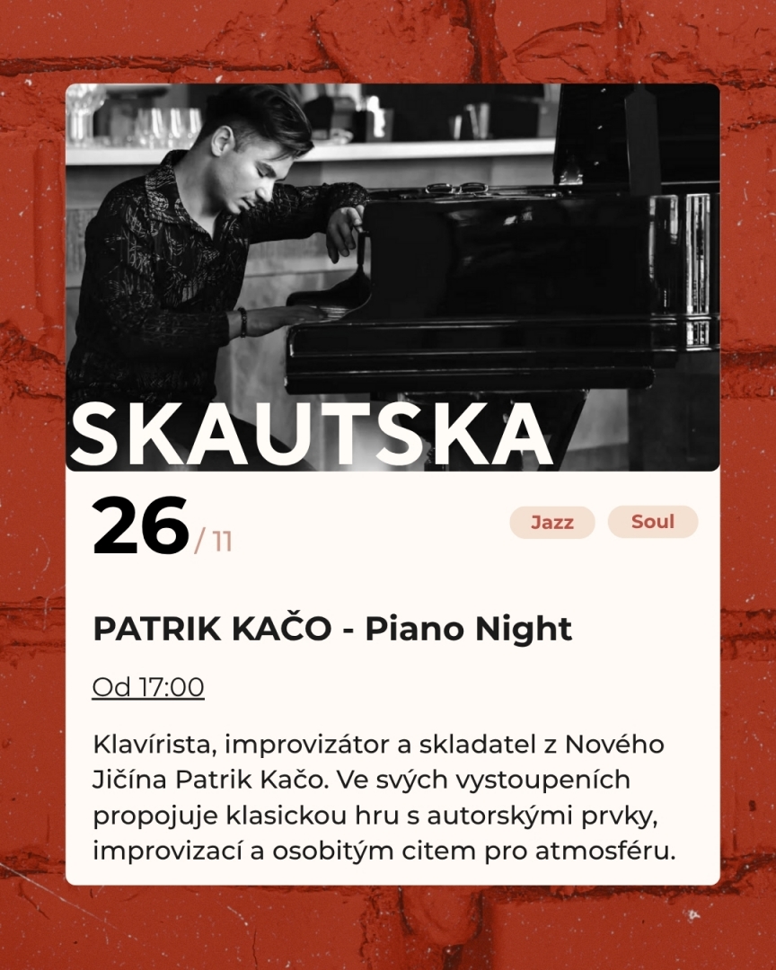 Patrik Kačo - piano night