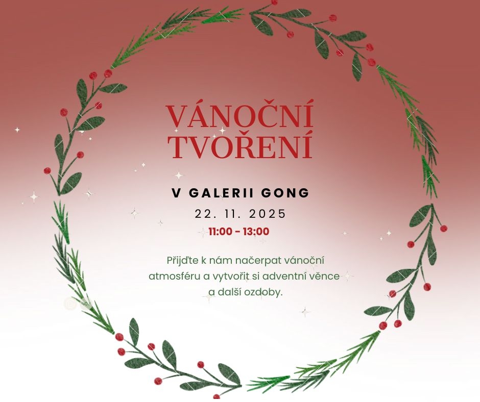 Vánoční tvoření v galerii gong