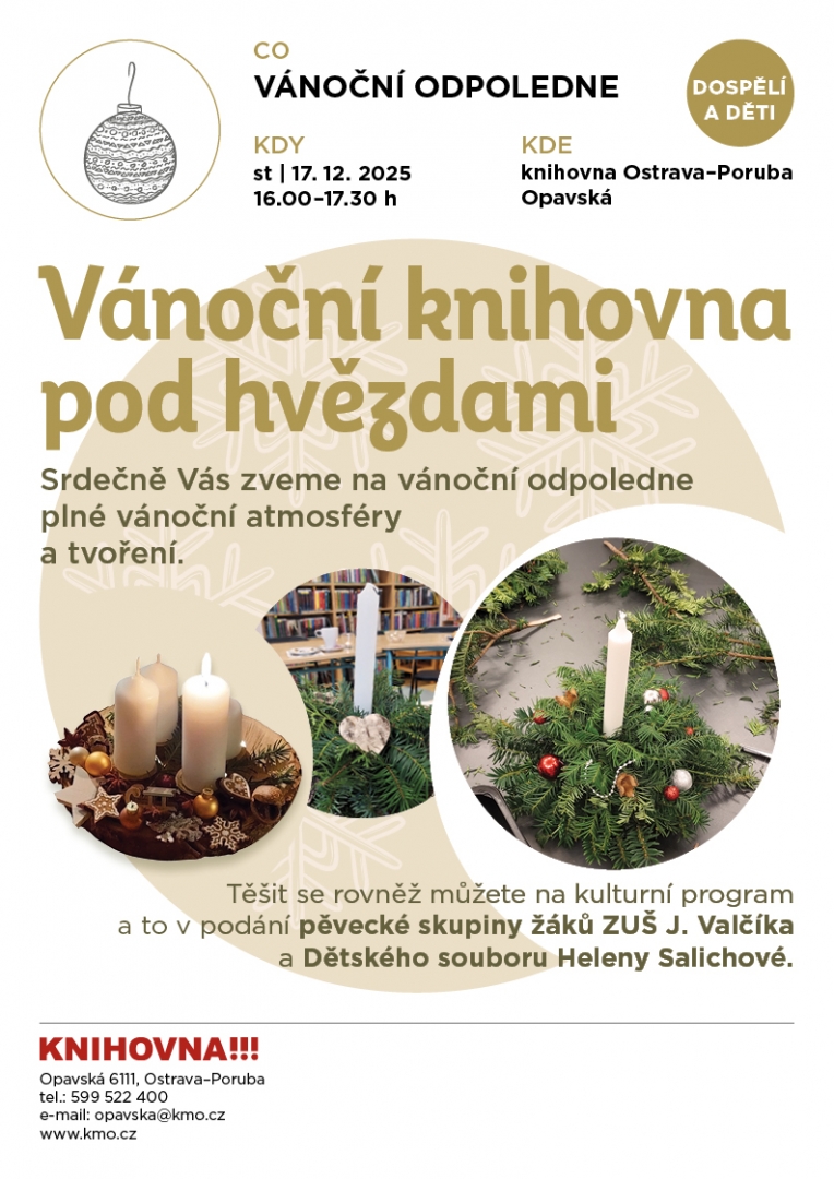 Vánoční knihovna pod hvězdami