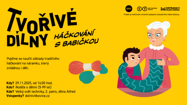 Tvořivé dílny – Háčkování s babičkou
