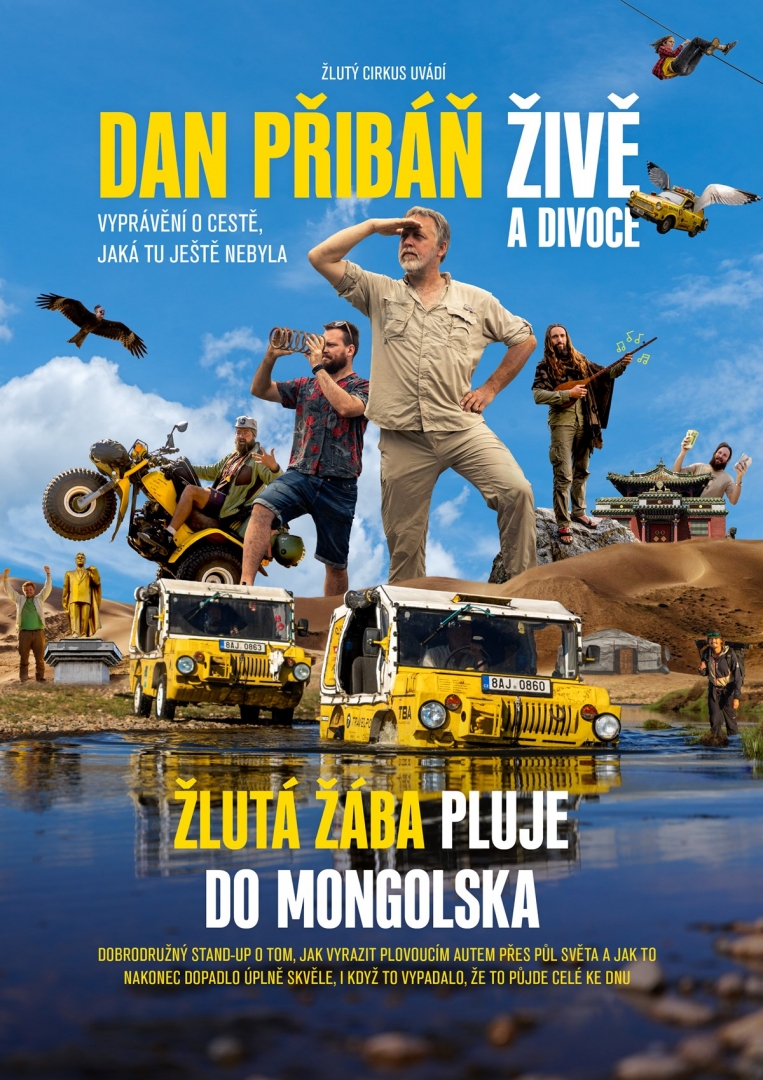 Žlutá žába pluje do Mongolska