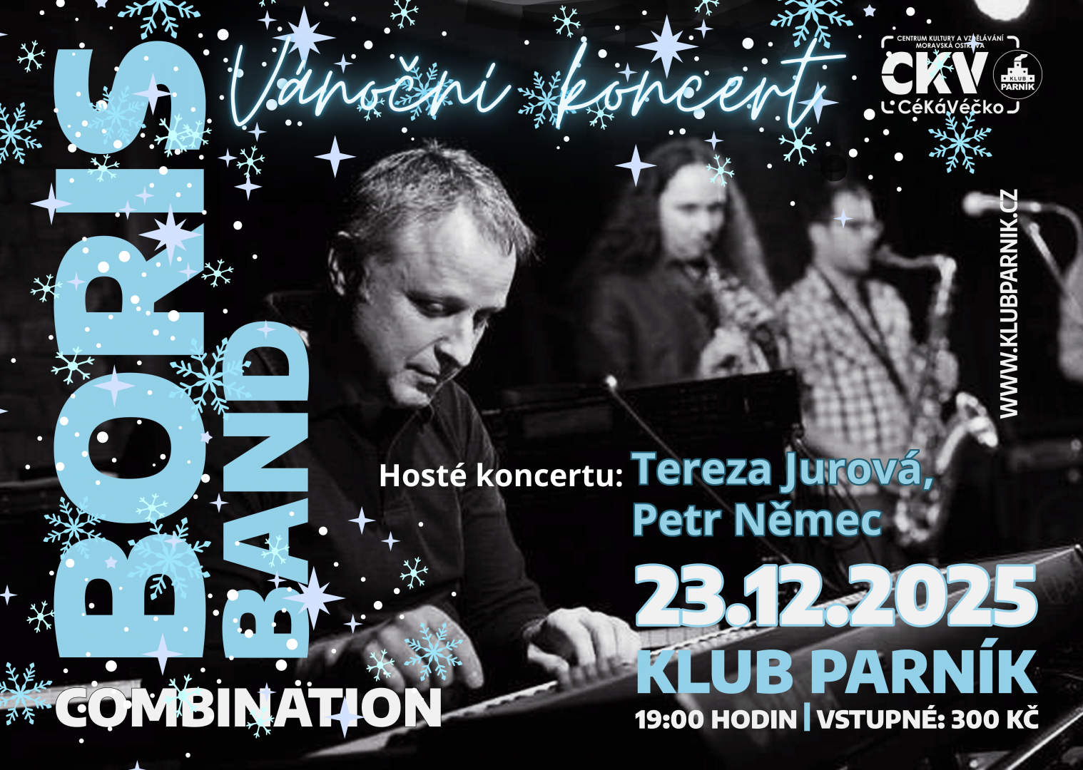 Vánoční koncert BORIS BAND COMBINATION & hosté