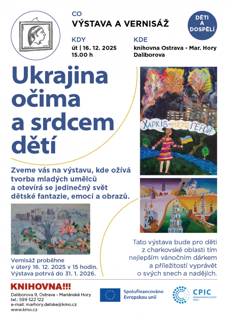 Výstava a vernisáž: Ukrajina očima a srdcem dětí