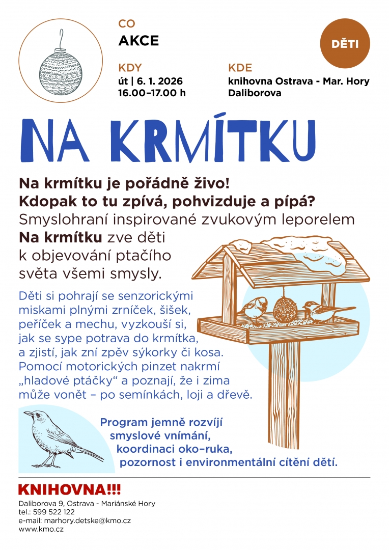 Pohádkové smyslohraní – Na krmítku